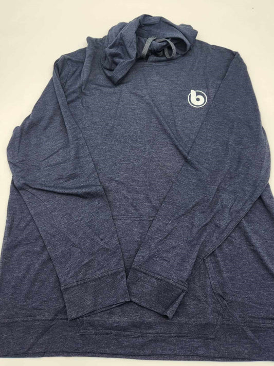 Ecorevive Long Sleeve Hoodie T - Navy w White Circle B