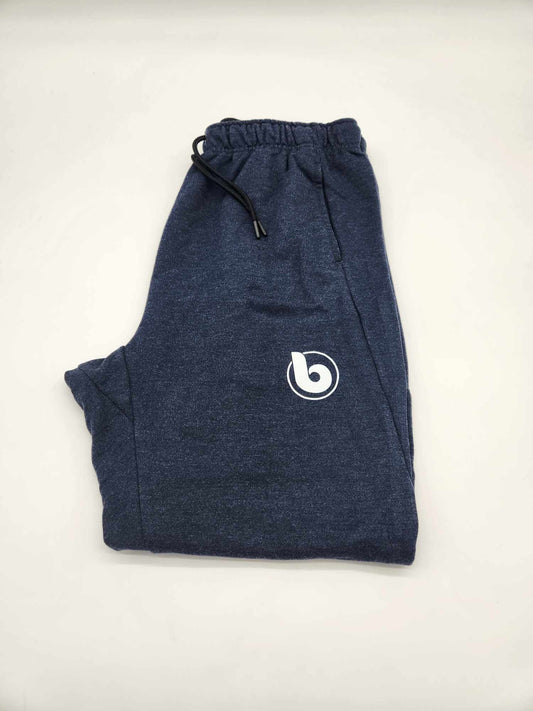 Jogger Sweatpants Navy w White