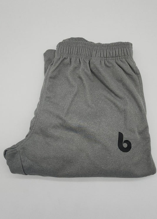 110 Sweatpant - Heather Gray with Black B